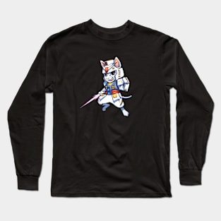 Gundam Cat Long Sleeve T-Shirt